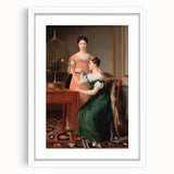 Neoclassical Art Print: Bella and Hanna Nathanson by Eckersberg - Refined Style