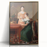 Neoclassical Art Print: Bella and Hanna Nathanson by Eckersberg - Refined Style