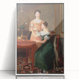 Neoclassical Art Print: Bella and Hanna Nathanson by Eckersberg - Refined Style