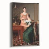 Neoclassical Art Print: Bella and Hanna Nathanson by Eckersberg - Refined Style