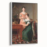 Neoclassical Art Print: Bella and Hanna Nathanson by Eckersberg - Refined Style