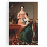 Neoclassical Art Print: Bella and Hanna Nathanson by Eckersberg - Refined Style
