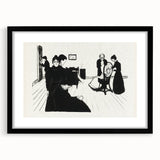 Powerful Expressionist Art - Death in the Sickroom Print