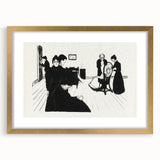 Powerful Expressionist Art - Death in the Sickroom Print