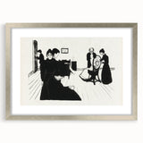 Powerful Expressionist Art - Death in the Sickroom Print