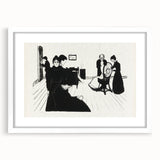 Powerful Expressionist Art - Death in the Sickroom Print
