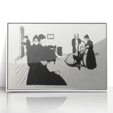 Powerful Expressionist Art - Death in the Sickroom Print