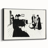 Powerful Expressionist Art - Death in the Sickroom Print
