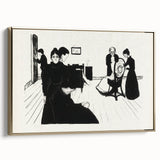 Powerful Expressionist Art - Death in the Sickroom Print