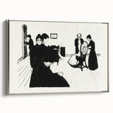 Powerful Expressionist Art - Death in the Sickroom Print