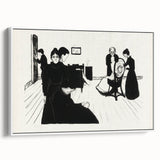 Powerful Expressionist Art - Death in the Sickroom Print