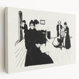 Powerful Expressionist Art - Death in the Sickroom Print