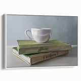 Vintage poster art of assorted beverages in vibrant colors on a large framed canvas, ideal for living room decor.