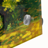 Impressionist Nature Wall Art - Finch's Bushes Landscape, Framed Print