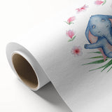 Blue Elephant Nursery Wall Art - Kids Room & Playroom Art Prints