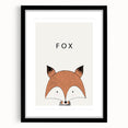 Fox Nursery Canvas Prints - Children's Wall Art for Baby Room