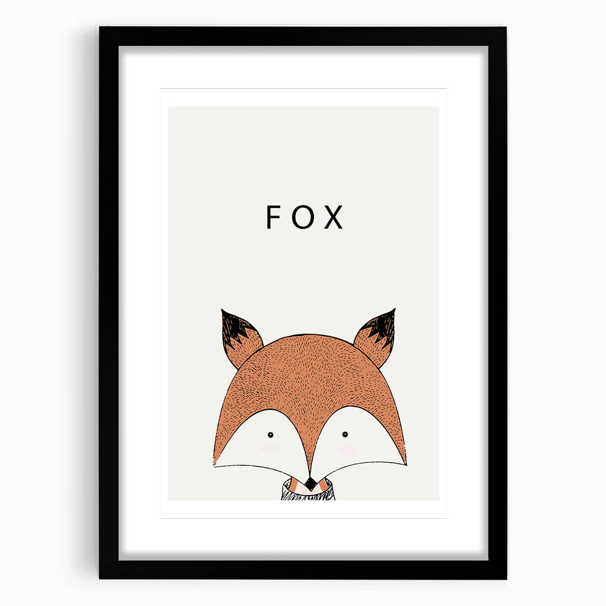 Fox Nursery Canvas Prints - Children's Wall Art for Baby Room