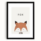 Fox Nursery Canvas Prints - Children's Wall Art for Baby Room