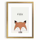 Fox Nursery Canvas Prints - Children's Wall Art for Baby Room