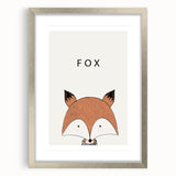 Fox Nursery Canvas Prints - Children's Wall Art for Baby Room