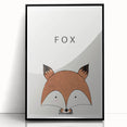 Fox Nursery Canvas Prints - Children's Wall Art for Baby Room