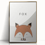 Fox Nursery Canvas Prints - Children's Wall Art for Baby Room