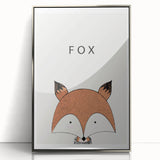 Fox Nursery Canvas Prints - Children's Wall Art for Baby Room