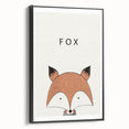 Fox Nursery Canvas Prints - Children's Wall Art for Baby Room