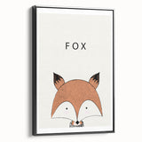 Fox Nursery Canvas Prints - Children's Wall Art for Baby Room