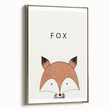 Fox Nursery Canvas Prints - Children's Wall Art for Baby Room