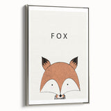 Fox Nursery Canvas Prints - Children's Wall Art for Baby Room