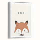 Fox Nursery Canvas Prints - Children's Wall Art for Baby Room