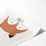 Fox Nursery Canvas Prints - Children's Wall Art for Baby Room