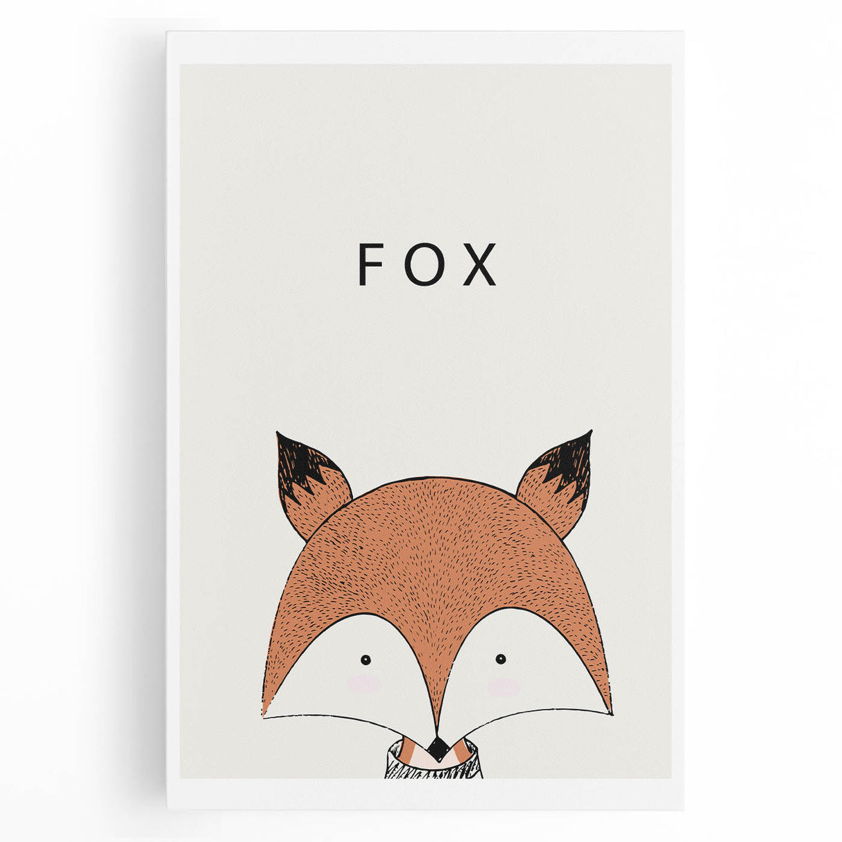 Fox Nursery Canvas Prints - Children's Wall Art for Baby Room