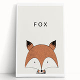 Fox Nursery Canvas Prints - Children's Wall Art for Baby Room