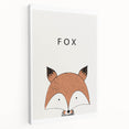 Fox Nursery Canvas Prints - Children's Wall Art for Baby Room