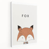 Fox Nursery Canvas Prints - Children's Wall Art for Baby Room