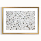 Desert landscape artwork framed in a gold mat, showcasing vibrant colors and intricate details, ideal for home decor or office settings. Perfect for nature enthusiasts.