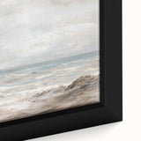 Framed canvas close-up showcasing a vibrant landscape design with rich colors and intricate details, perfect for enhancing home decor and artistic ambiance.