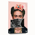 Colorful Pop Art Wall Art - Frida Kahlo Inspired Modern Canvas Print