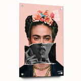 Colorful Pop Art Wall Art - Frida Kahlo Inspired Modern Canvas Print