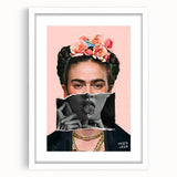 Colorful Pop Art Wall Art - Frida Kahlo Inspired Modern Canvas Print
