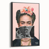 Colorful Pop Art Wall Art - Frida Kahlo Inspired Modern Canvas Print