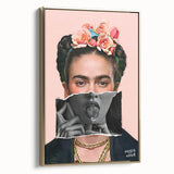 Colorful Pop Art Wall Art - Frida Kahlo Inspired Modern Canvas Print