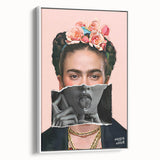 Colorful Pop Art Wall Art - Frida Kahlo Inspired Modern Canvas Print