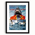 Retro Jaws 3 Poster Art - Vintage Shark Horror Movie Prints