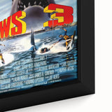 Retro Jaws 3 Poster Art - Vintage Shark Horror Movie Prints