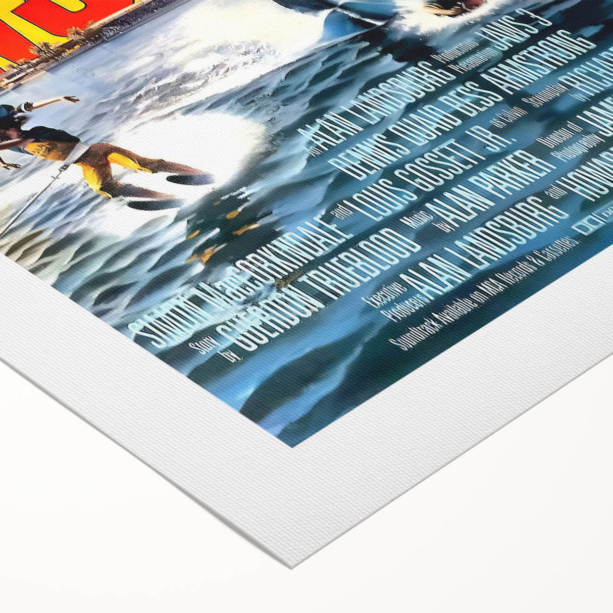 Retro Jaws 3 Poster Art - Vintage Shark Horror Movie Prints