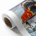 Retro Jaws 3 Poster Art - Vintage Shark Horror Movie Prints