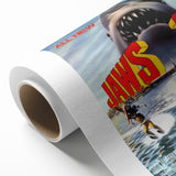 Retro Jaws 3 Poster Art - Vintage Shark Horror Movie Prints